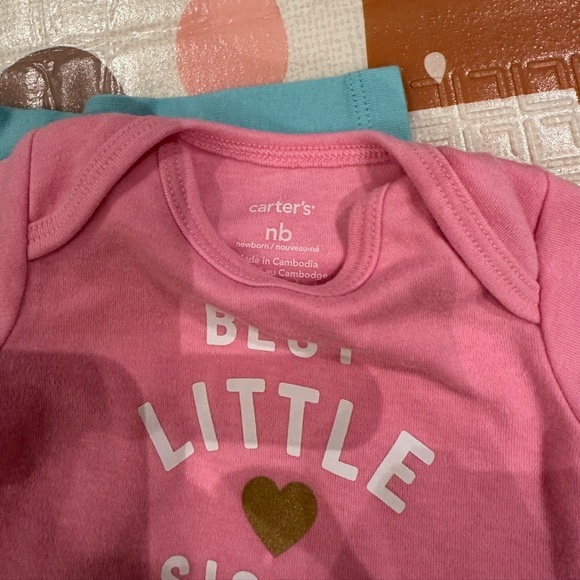 Newborn Carter’s Baby Girl Clothes - Picture 2 of 5